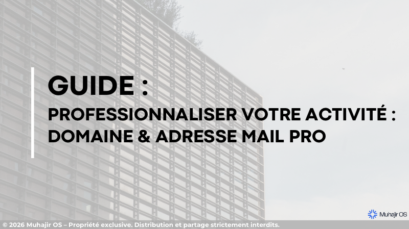Domaine & email pro