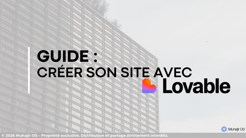 Créer un site professionnel avec Lovable
